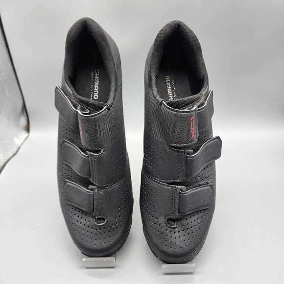 Shimano XC1 SH-XC100 Men’s US 8.3 EU42 MTB Cycling Shoes SPD Cleats Black - Picture 1 of 7